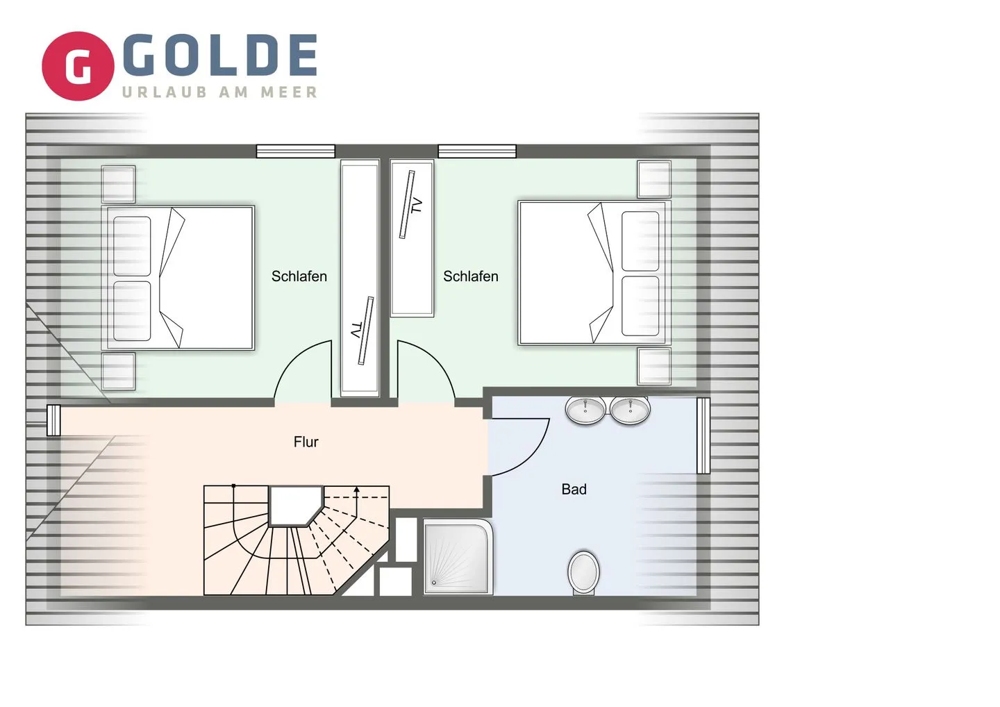 Reetdachhaus Meerzeit Reetdachhaus Meerzeit SPO Boehl - Grundriss