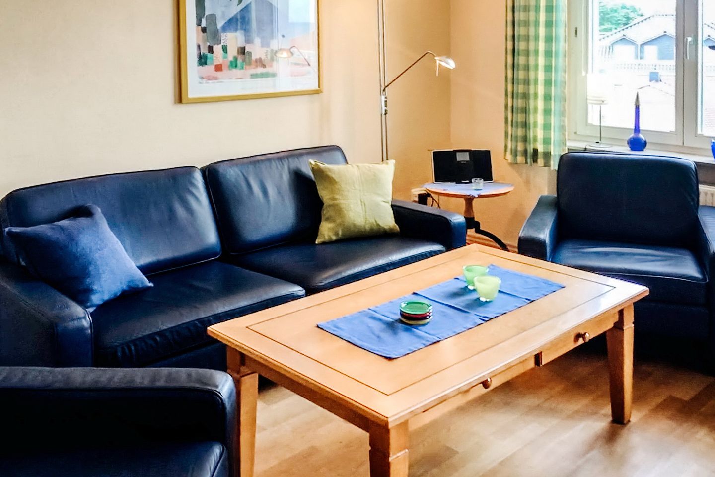 Haus am Park Haus am Park 30 Kühlungsborn - Wohn-Essbereich mit Couch