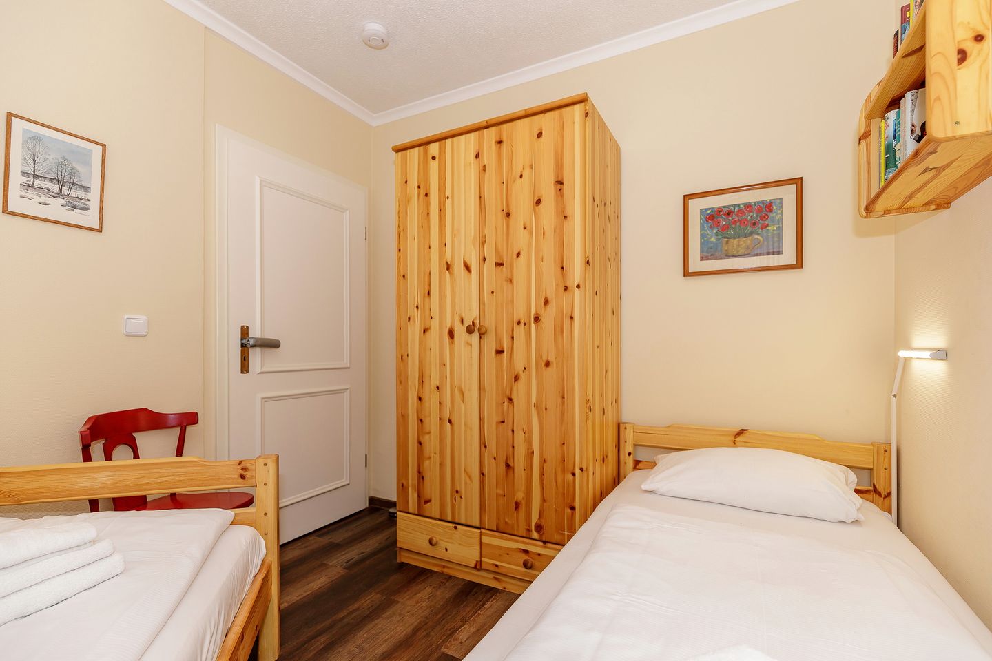 Apartmenthaus Atlantik Apartmenthaus Atlantik 114 Kühlungsborn - Schlafzimmer mit zwei Einzelbetten