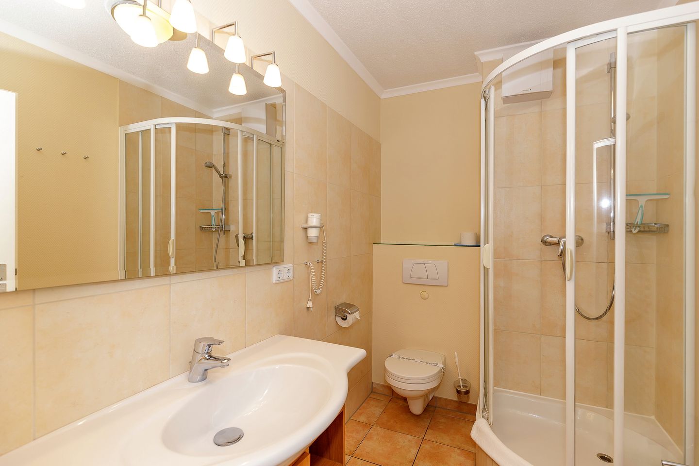 Apartmenthaus Atlantik Apartmenthaus Atlantik 114 Kühlungsborn - Badezimmer mit Dusche