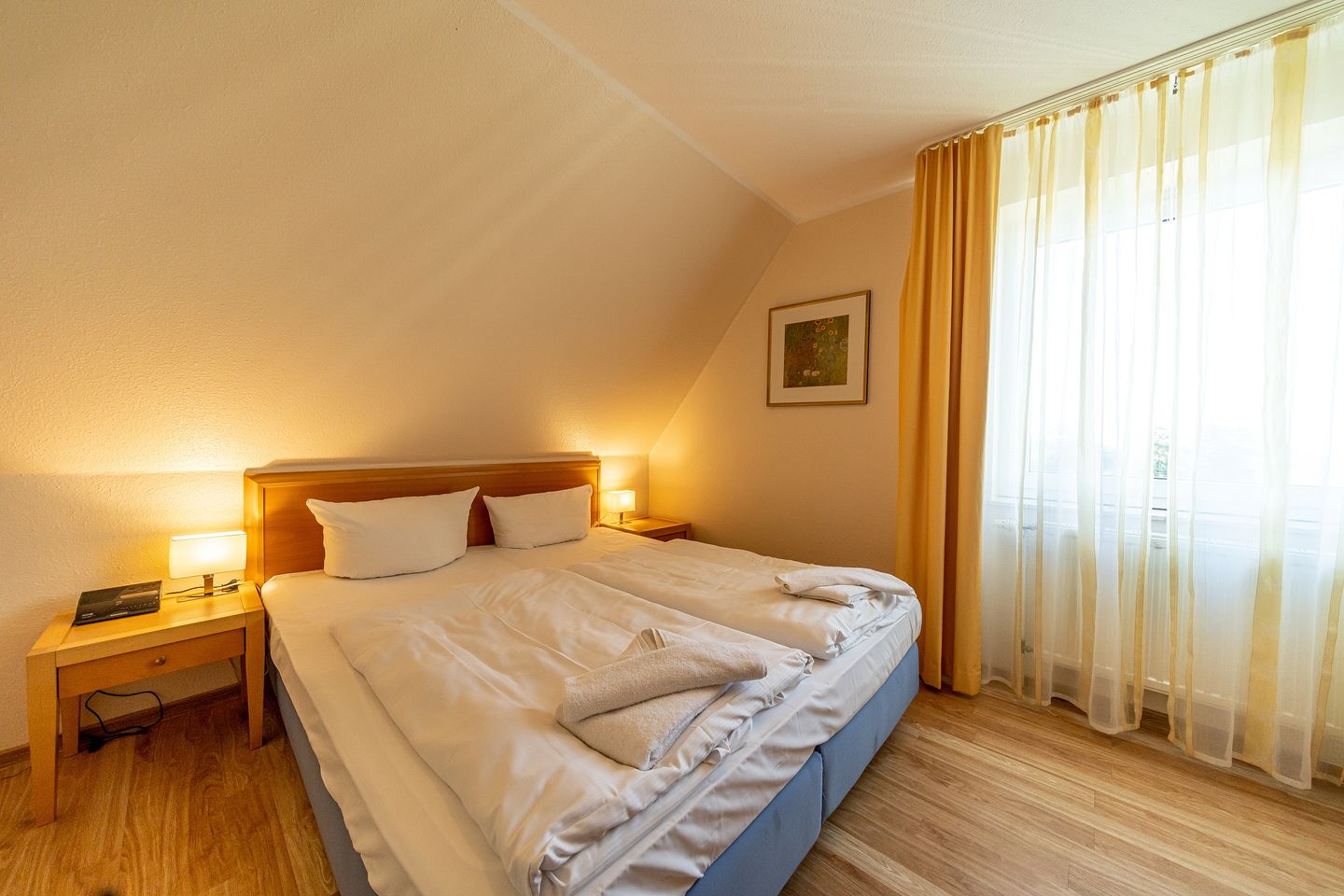Hus Inselkieker Hus Inselkieker 215  Schillig - Schlafzimmer mit Doppelbett