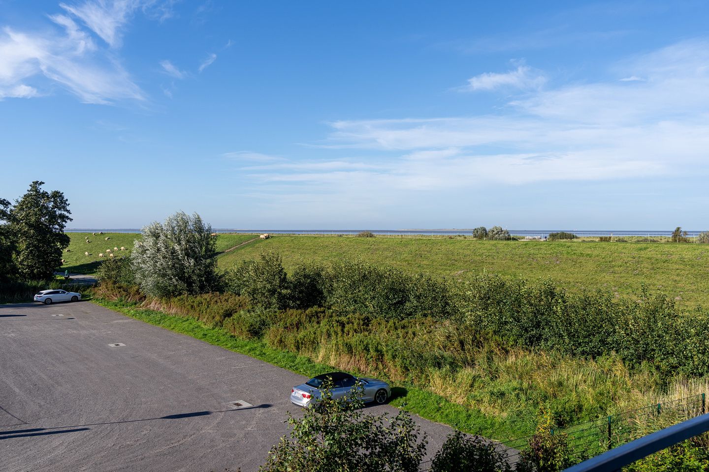 Hus Inselkieker Hus Inselkieker 215  Schillig - Balkon mit Blick zum Meer