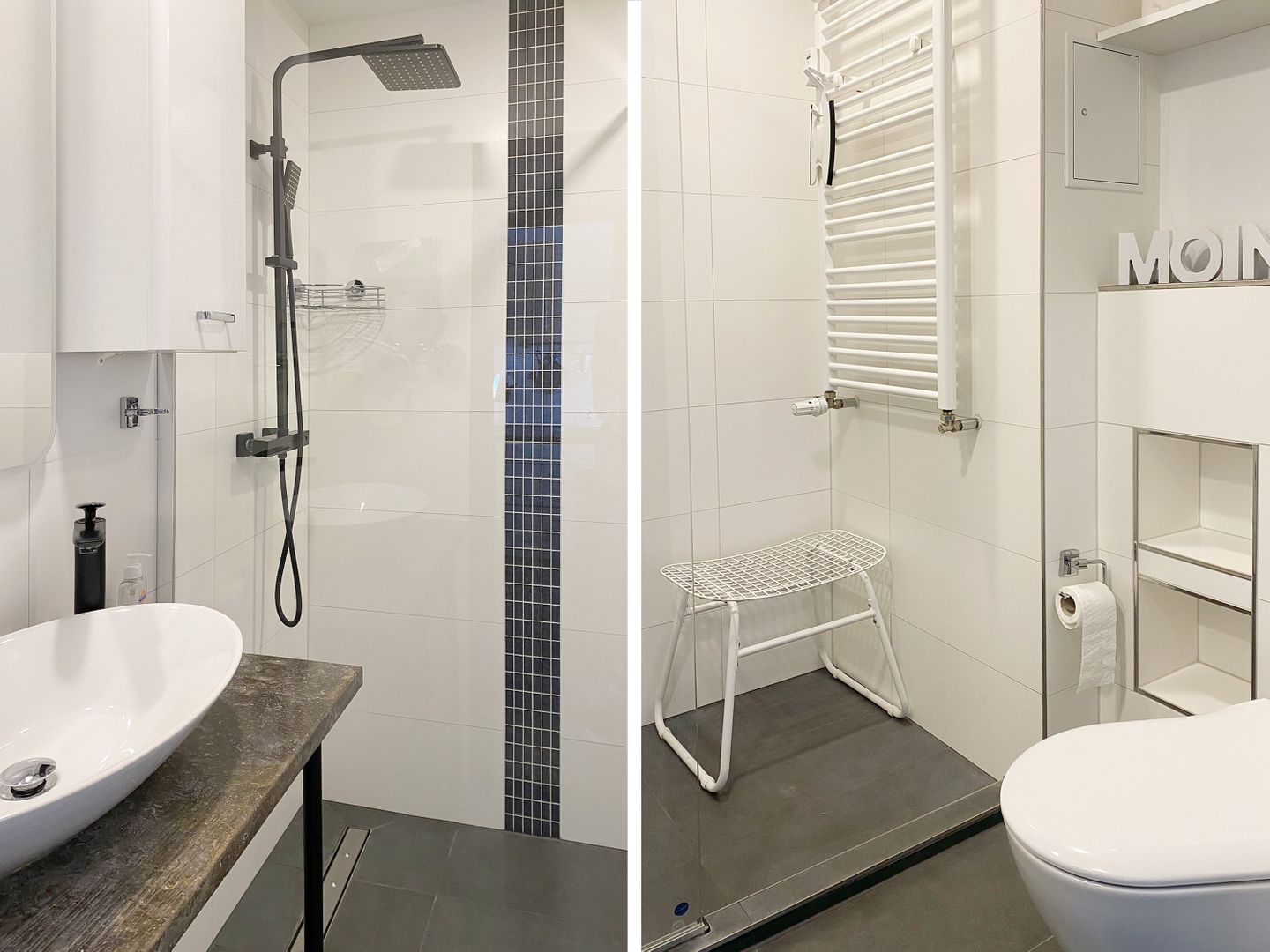 Kaiserhof Apartment 104, Typ A  - Badezimmer