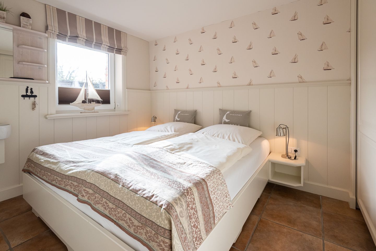  Haus Sonnenstrahl Whg. 3 Strandhaus Westerland - Schlafzimmer