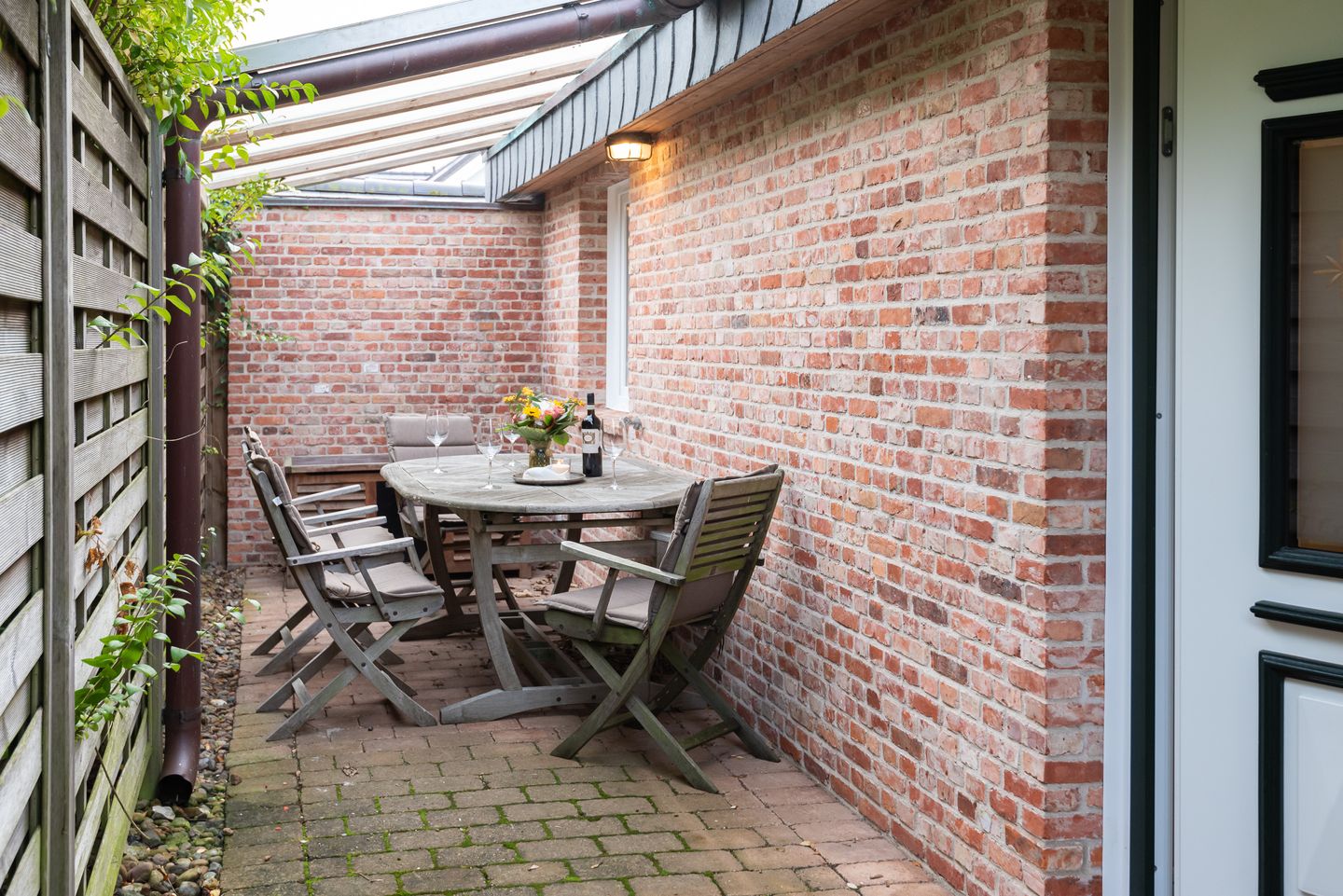  Haus Sonnenstrahl Whg. 3 Strandhaus Westerland - Terrasse