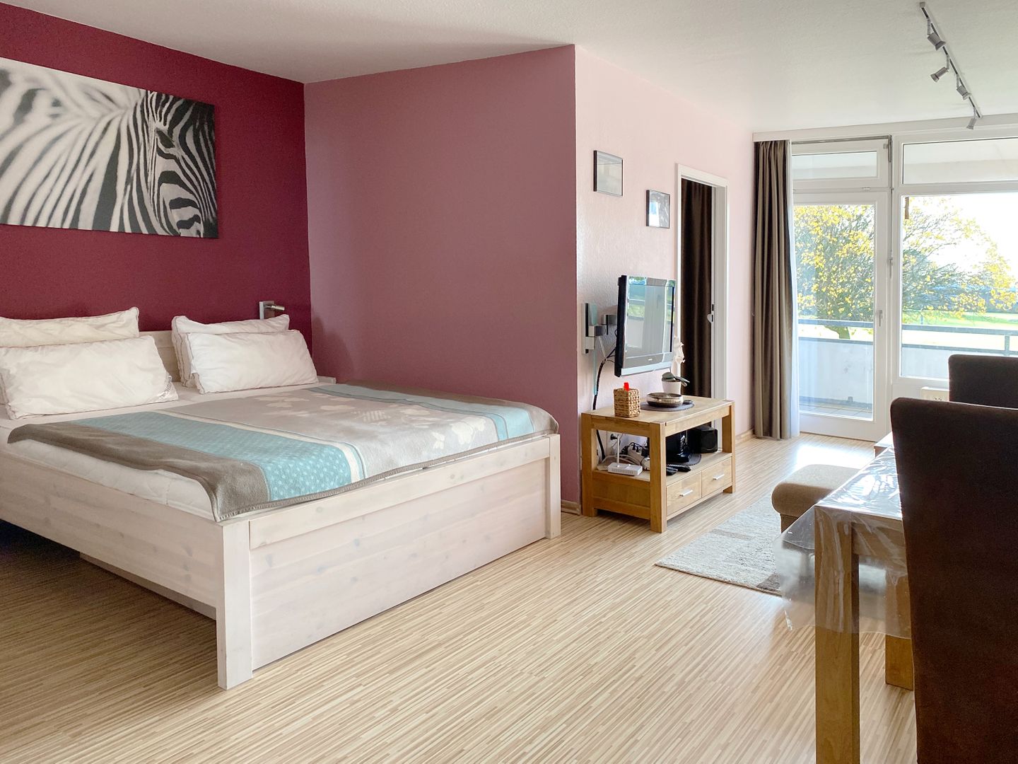 Kaiserhof Apartment 109, Typ D  - Bett