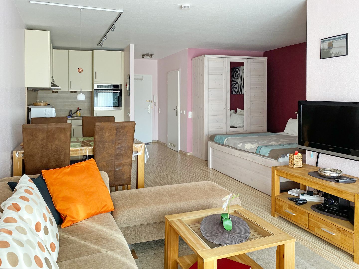 Kaiserhof Apartment 109, Typ D  - Wohnzimmer