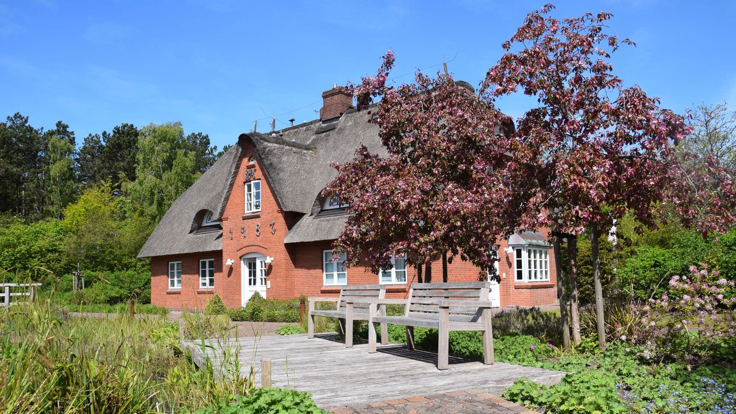 Friesenhof Whg. 11 Amrum - Gartenblick