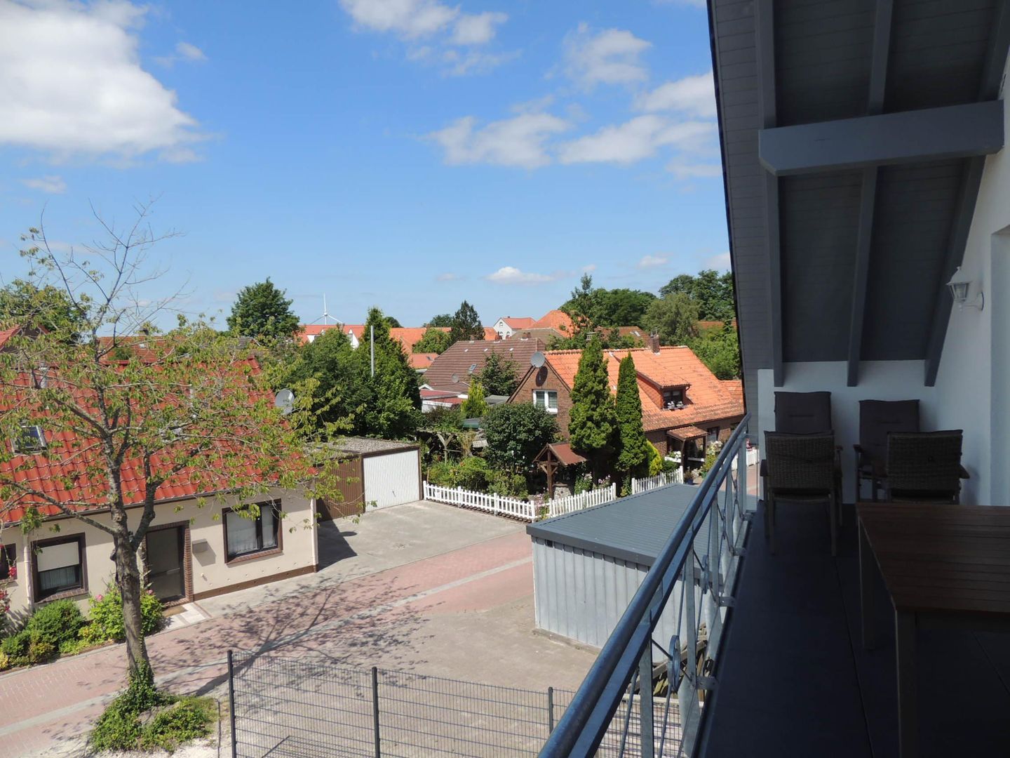  Ferienwohnung Mühle Carolinensiel - Balkon