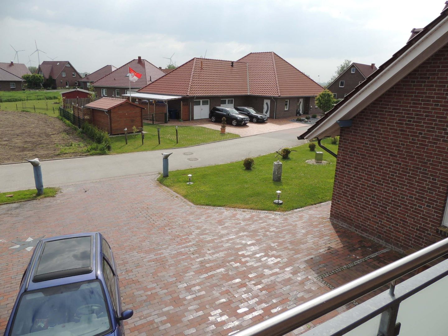  Ferienwohnung Wolke 7 Werdum - Balkon