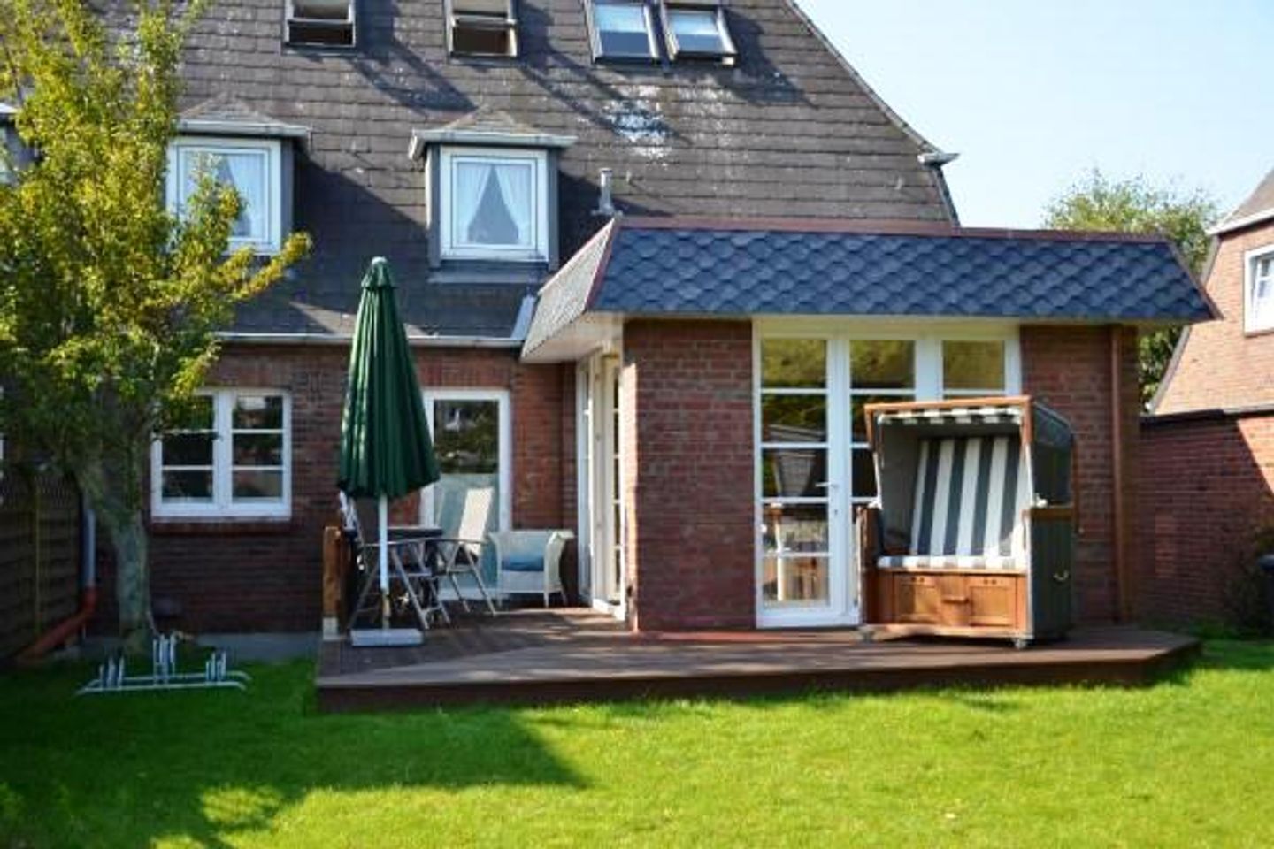 Haus am Südende Möwennest Westerland - Terrasse