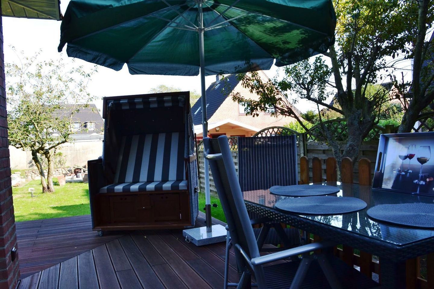 Haus am Südende Möwennest Westerland - Terrasse