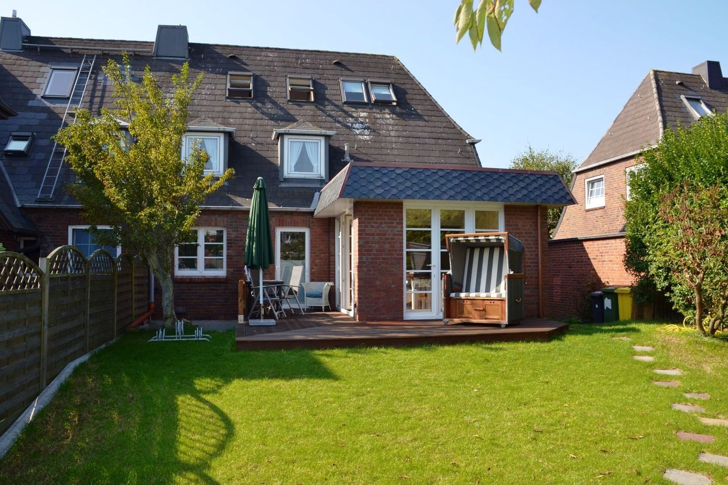 Haus am Südende Möwennest Westerland - Garten