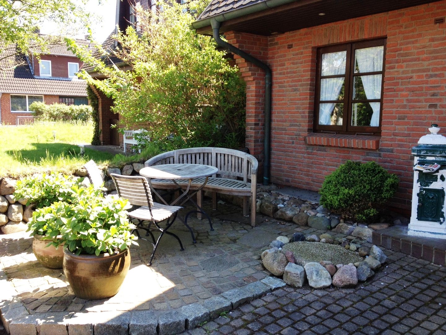 Haus an den Wiesen Seepferdchen Tinnum - Fassade / Eingang