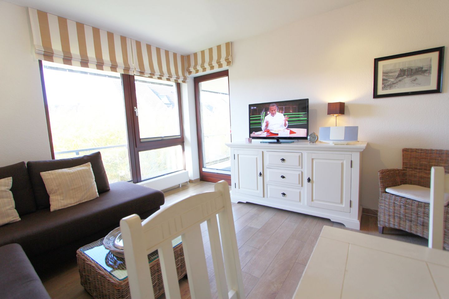 Drake - Hauptstr. 32, App. 9 Wenningstedt - Wohnzimmer