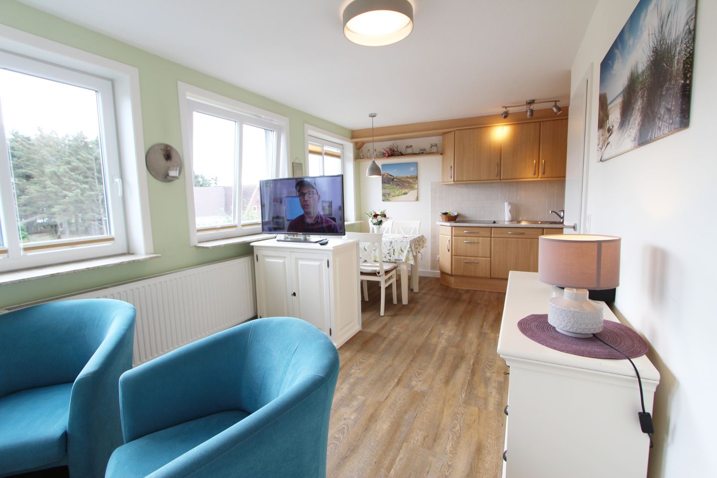 Haus Günther - Mittelweg 1, App. 2 Wenningstedt - Wohnzimmer