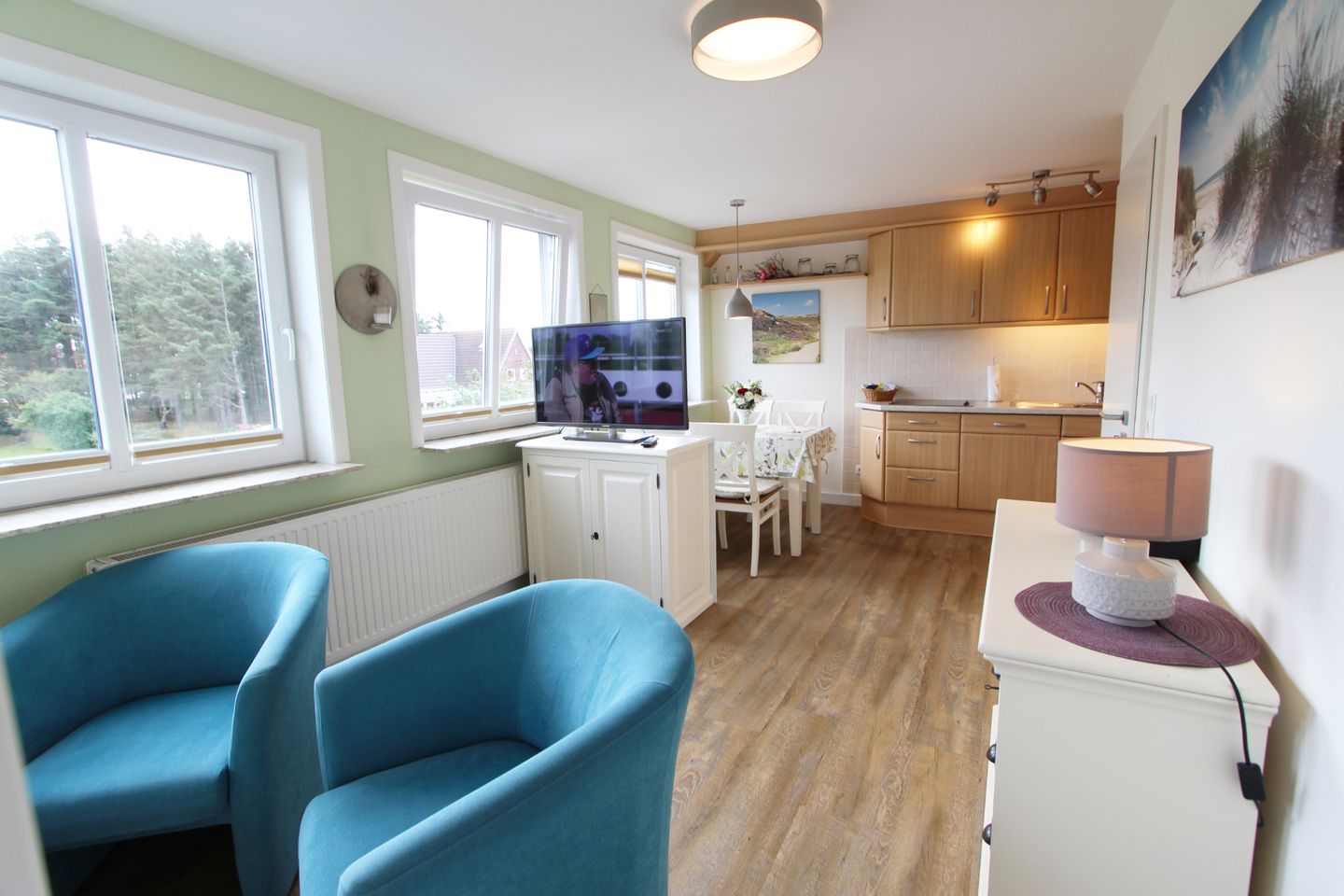 Haus Günther - Mittelweg 1, App. 2 Wenningstedt - Wohnzimmer