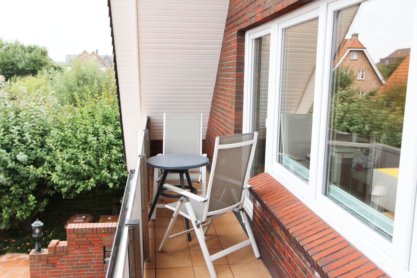  Haus Günther - Mittelweg 1, App. 3 Wenningstedt - Balkon