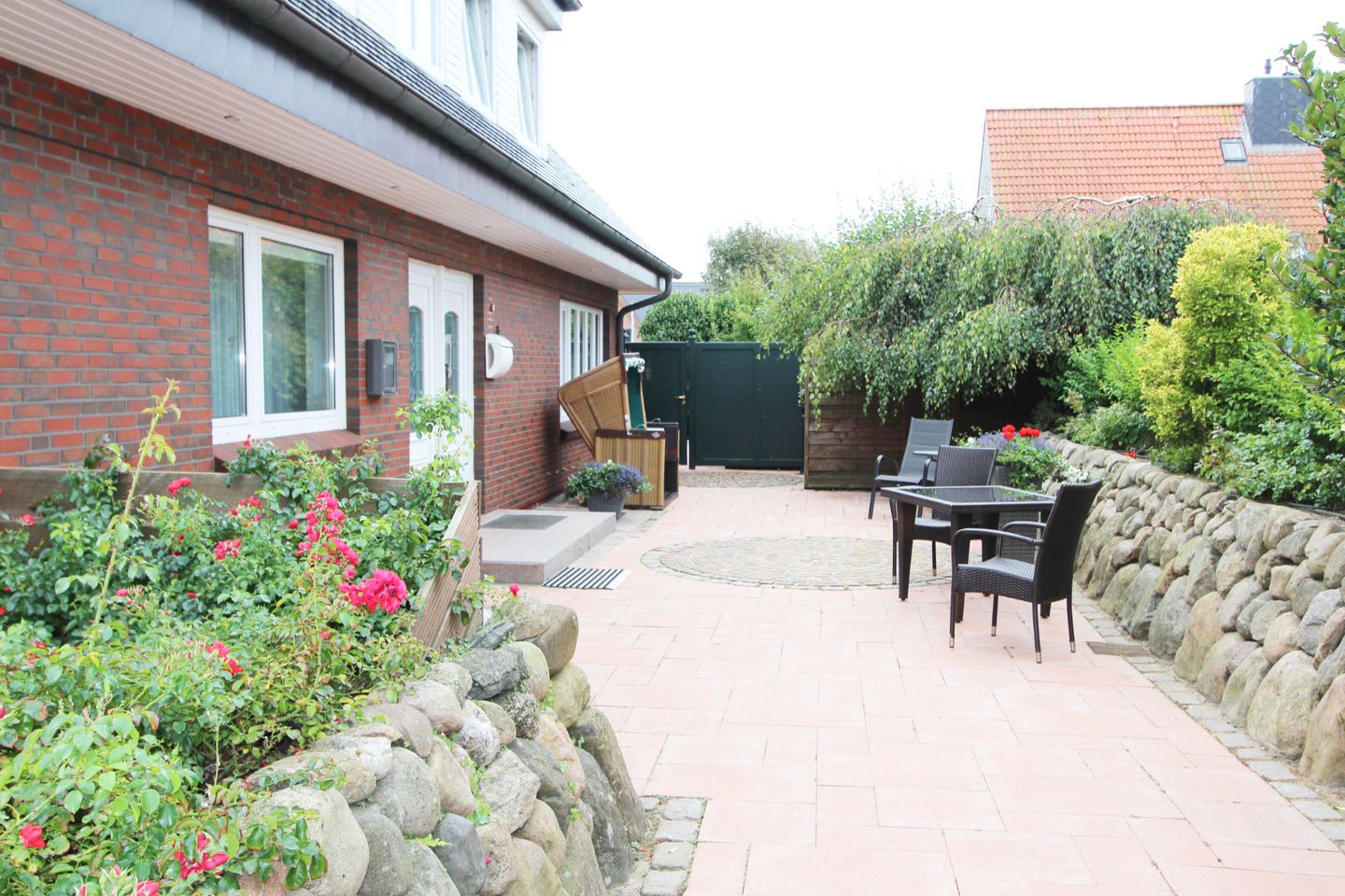  Haus Günther - Mittelweg 1, App. 3 Wenningstedt - Fassade / Eingang