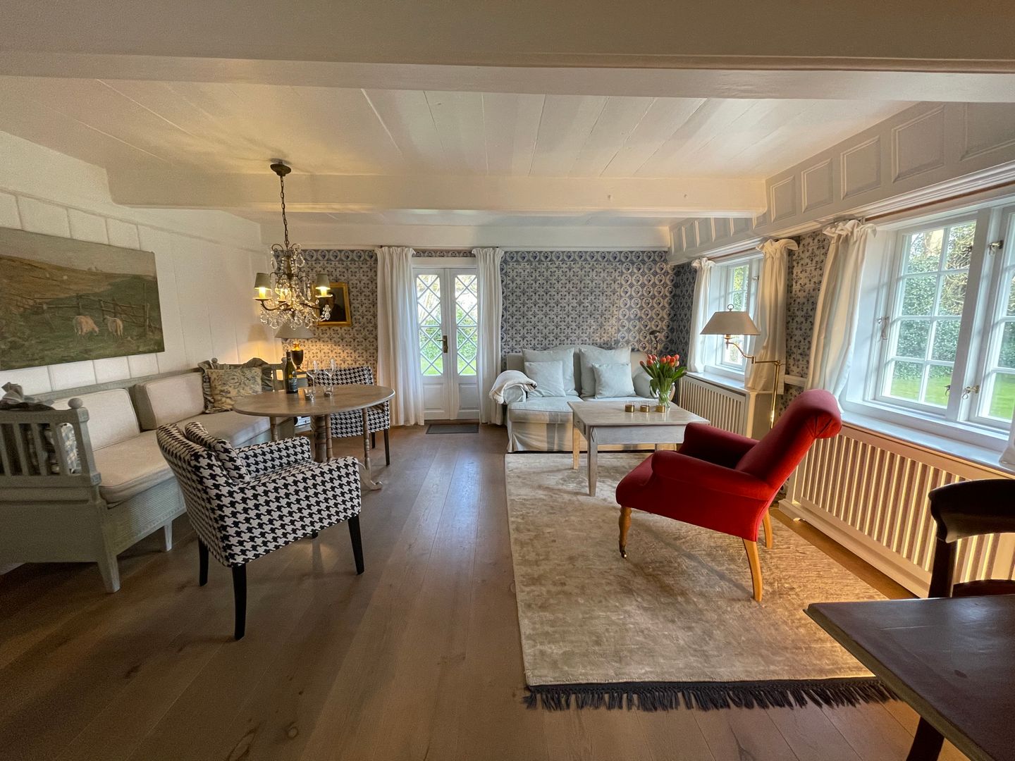 Weidemannhaus Wohnung 1 "Kapitänswohnung" Keitum - Wohnzimmer