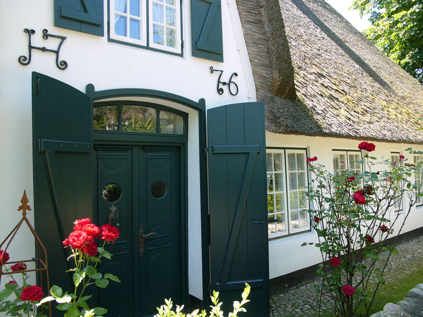 Weidemannhaus Wohnung 1 "Kapitänswohnung" Keitum - Fassade / Eingang