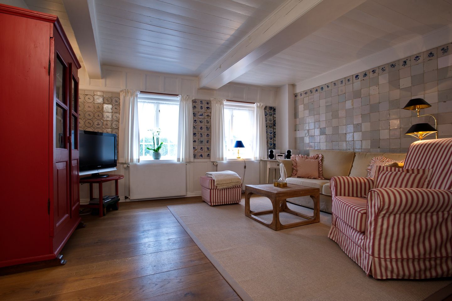 Weidemannhaus Wohnung 2 "Atelier" Keitum - Wohnzimmer