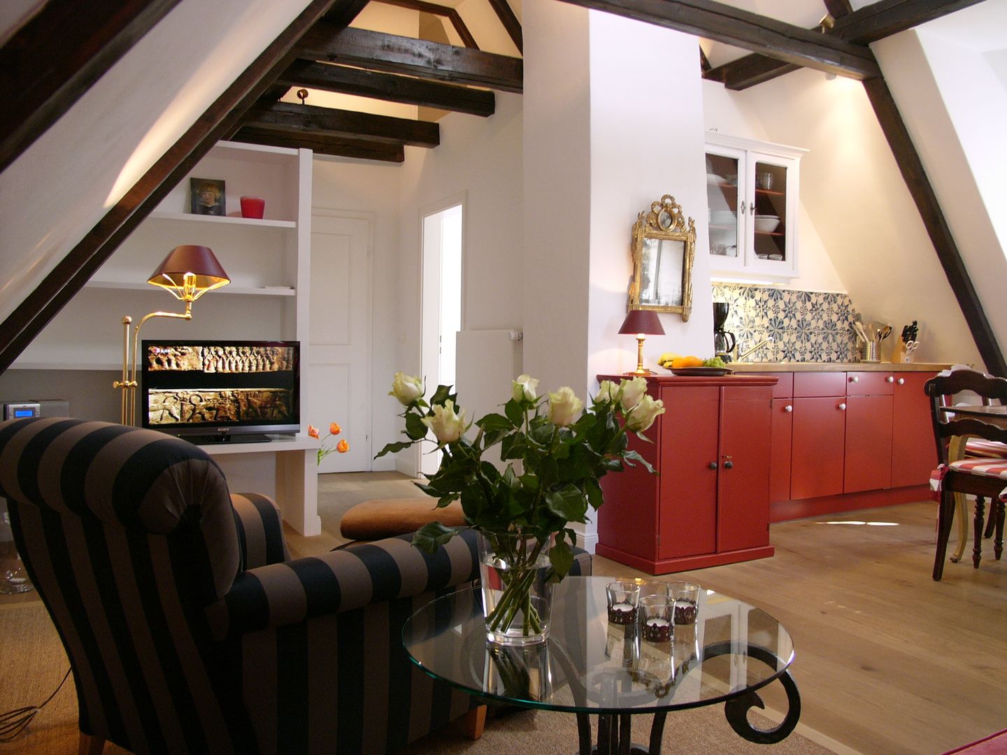 Weidemannhaus Wohnung 6 "Galerie" Keitum - Wohnzimmer