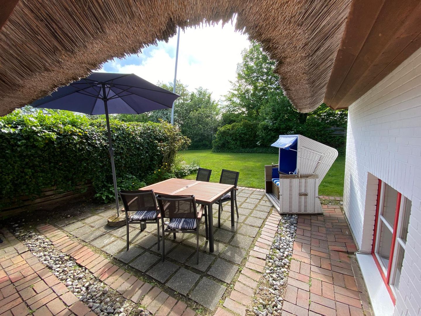  Haus Ahrens Wenningstedt-Braderup - Gartenblick