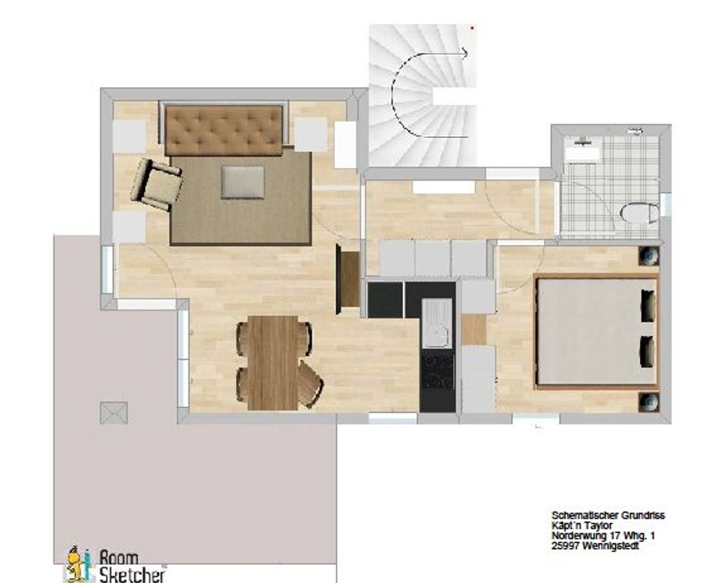 Käptn Taylor App. 01 Norderwung 17 Wenningstedt -