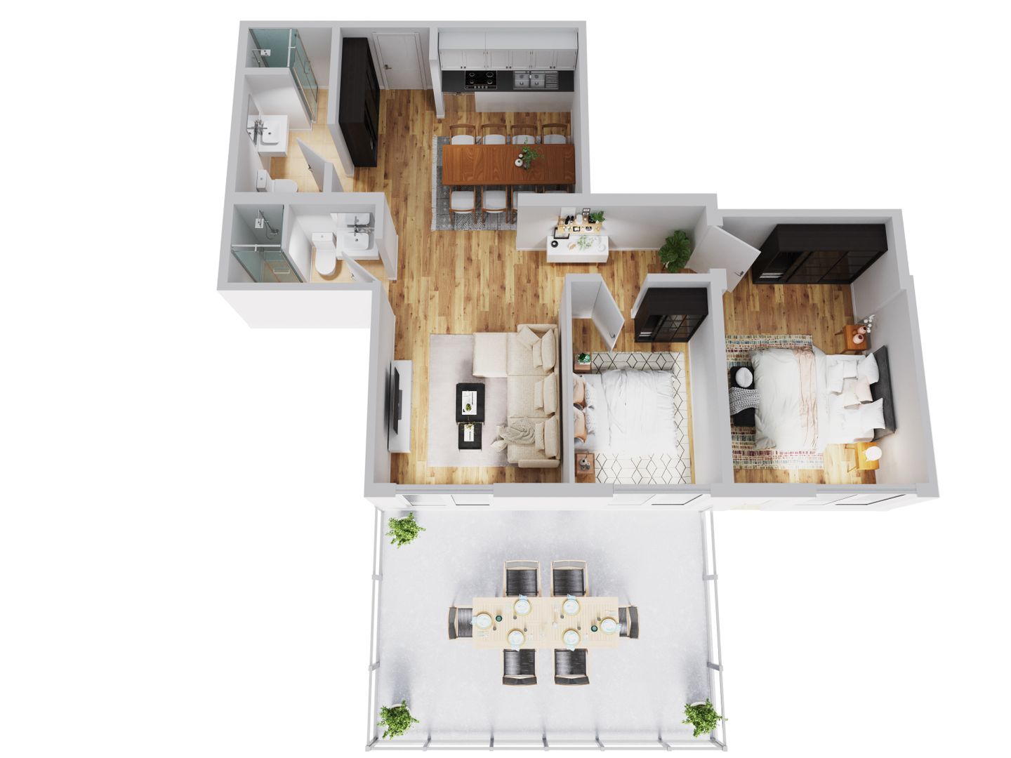 Smart Resorts Haus Diamant Ferienwohnung 701 Winterberg - Grundriss