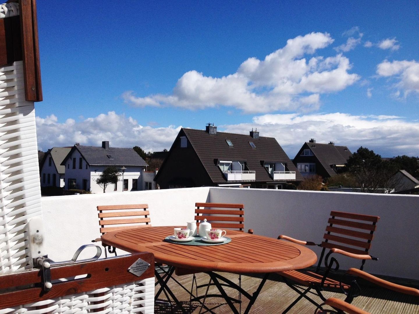 Villa Frische Brise 5 Herzmuschel Westerland - Balkon