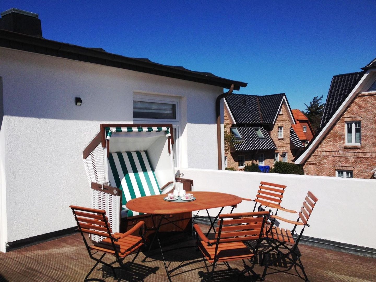 Villa Frische Brise 5 Herzmuschel Westerland - Balkon