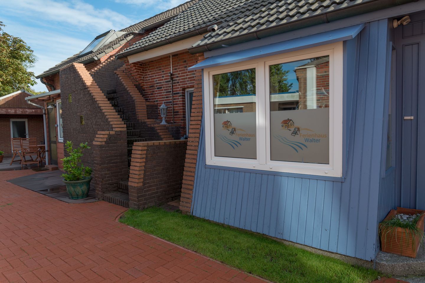 Geert-Bakker-Strasse Ferienwohnung Eddy Geert-Bakker-Straße - Treppe zur Eddy und zur Dunja