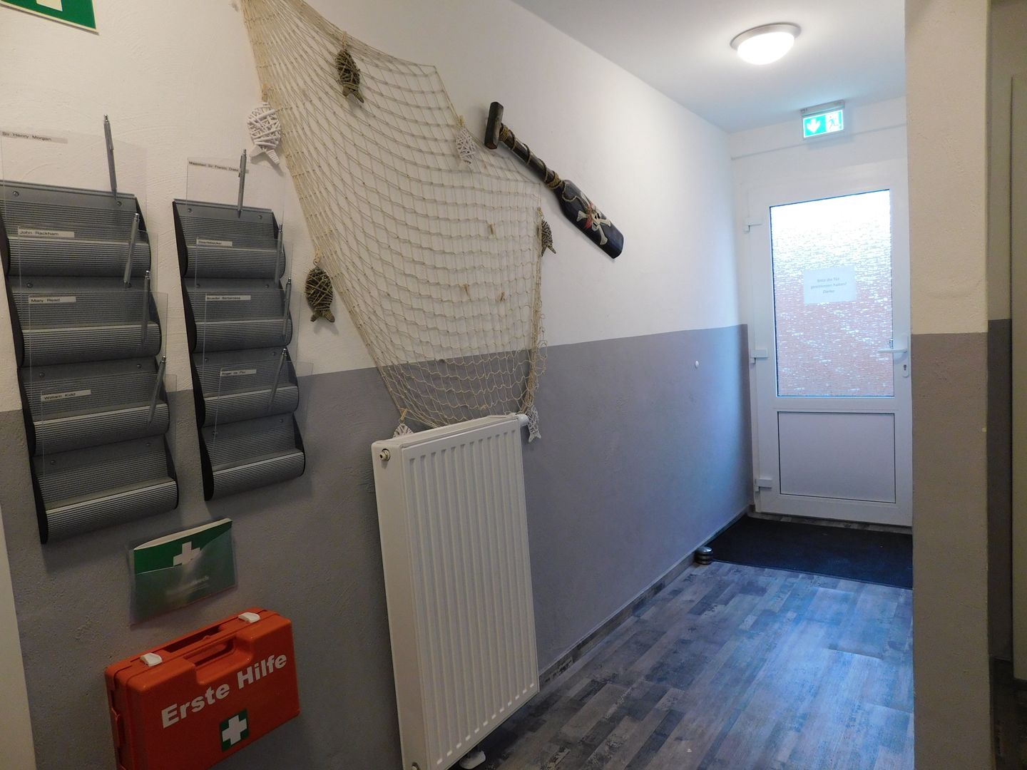 Pension Likedeeler Doppelzimmer William Kidd Pension Likedeeler - Eingangsbereich