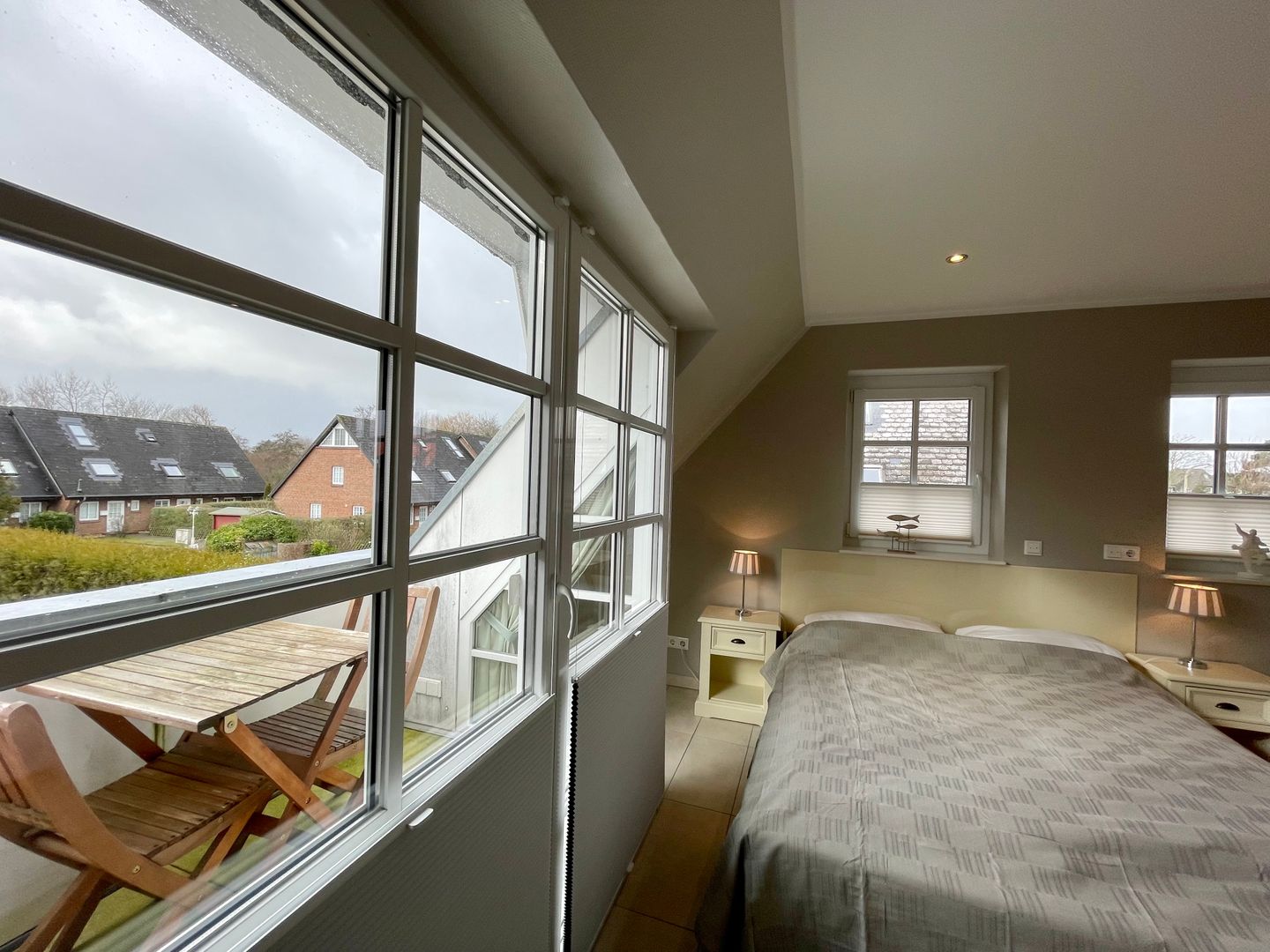  Meerblau Tinnum - Balkon