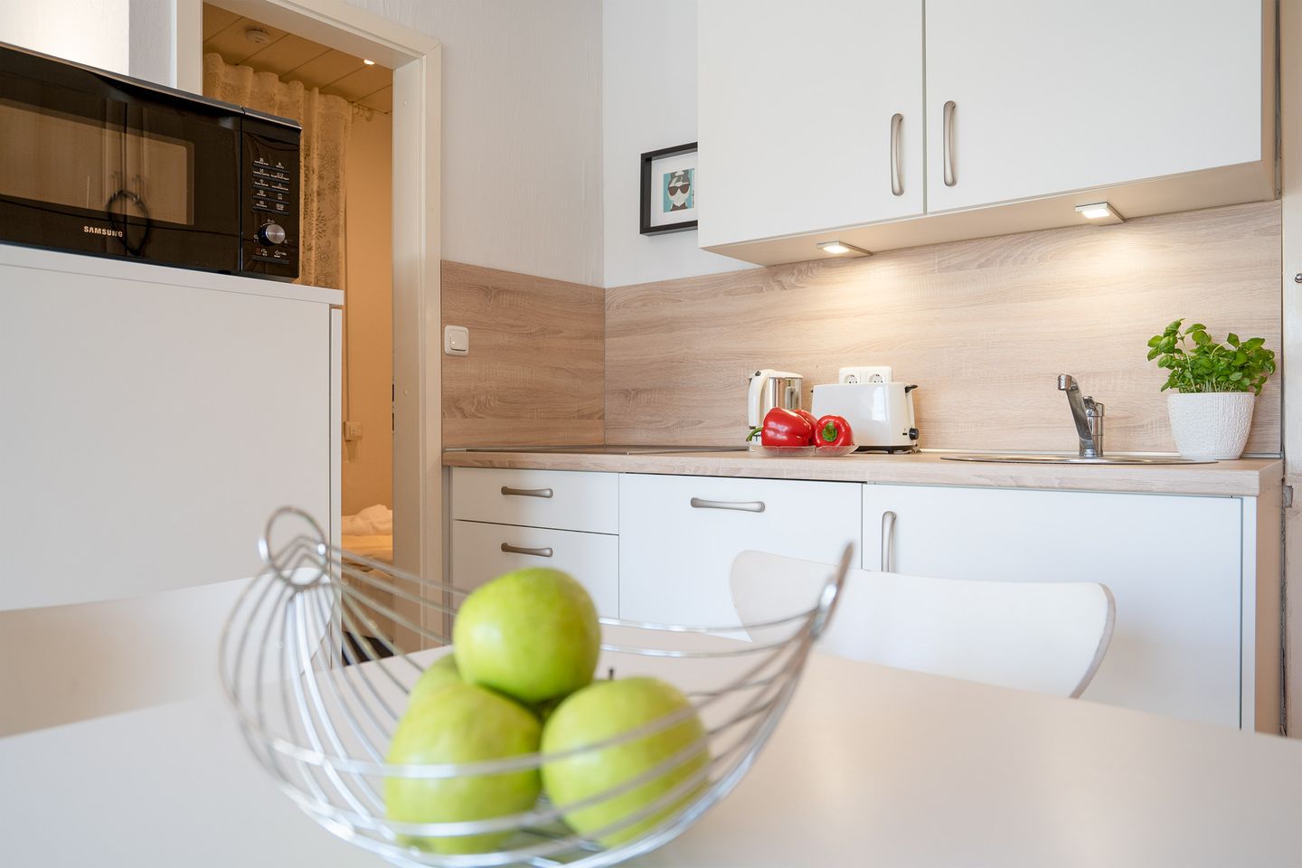 STR/294 - Appartementhaus Strandallee Haffkrug - Küche / Küchenzeile