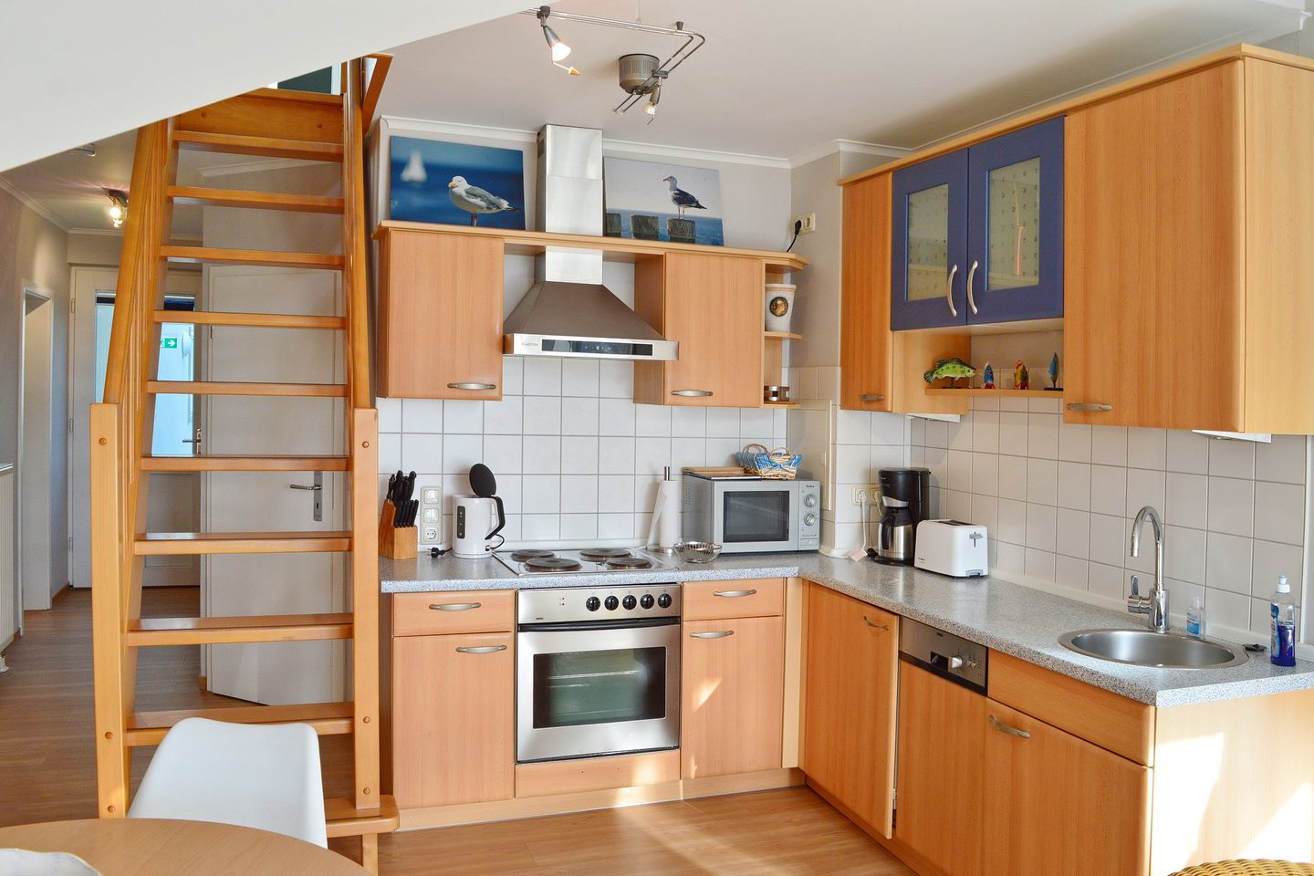 Meeresblick Meeresblick 506 Kühlungsborn - Küche mit Küchenzeile