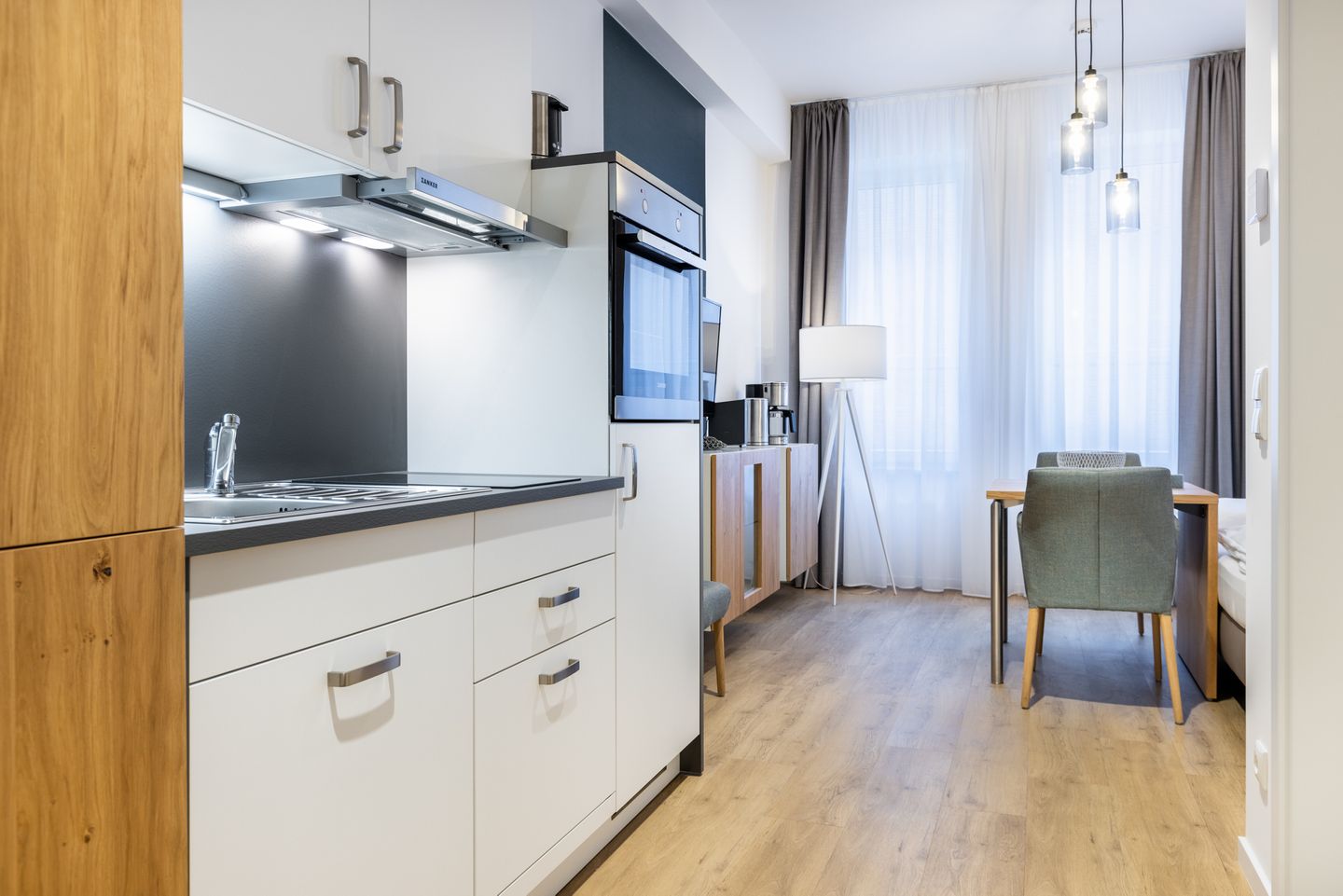 Ferienapartments am Krusespeicher Ferienapartments am Krusespeicher 1-12 Wismar - Küchenzeile