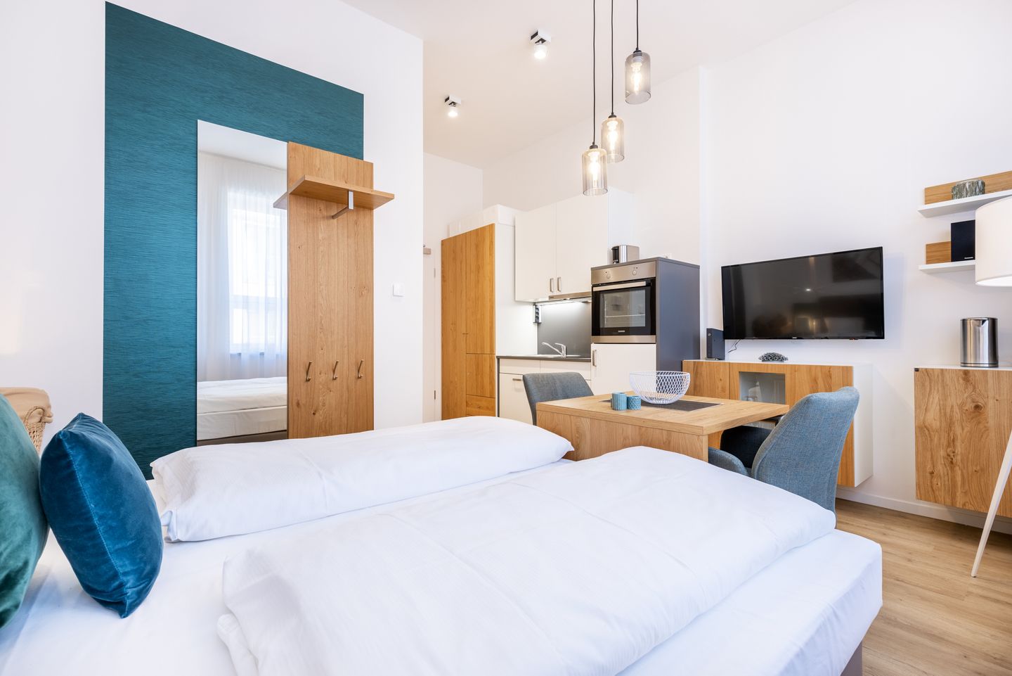 Ferienapartments am Krusespeicher Ferienapartments am Krusespeicher 3-28 Wismar - Schlafzimmer