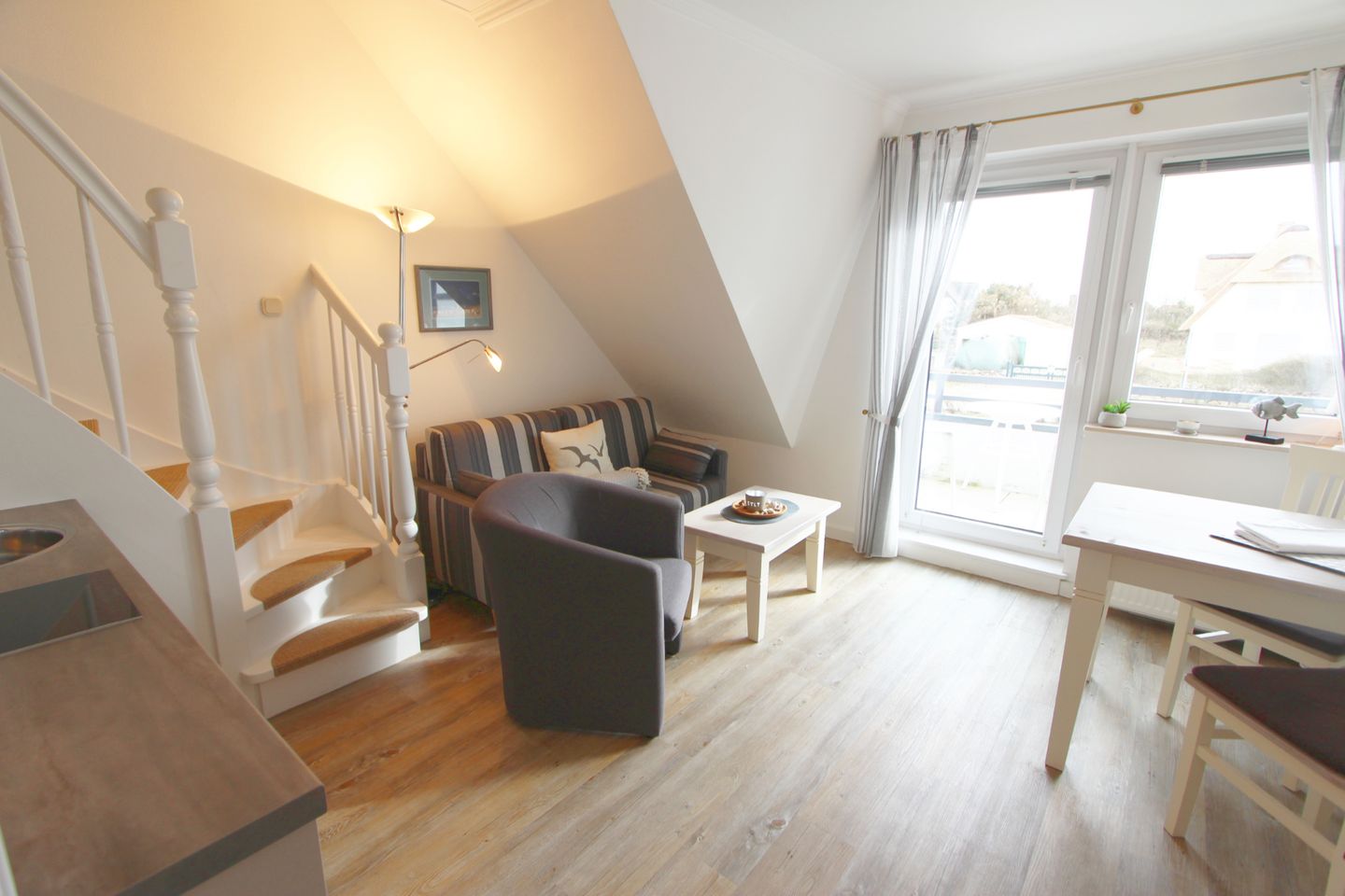 Neptun - Dünenstr. 2, App. 7 Wenningstedt - Wohnzimmer