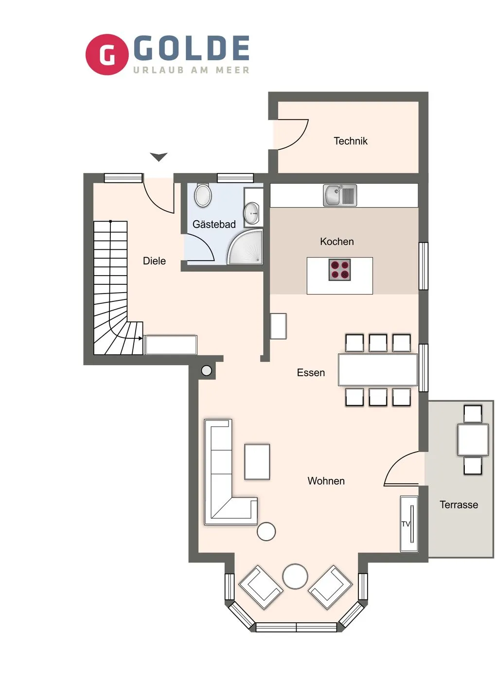 Ferienhaus Nordstern Ferienhaus Nordstern SPO Dorf - Grundriss