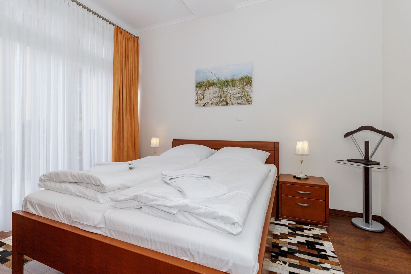 Dünenschloss Dünenschloss 1-03 Kühlungsborn - Schlafzimmer mit Doppelbett