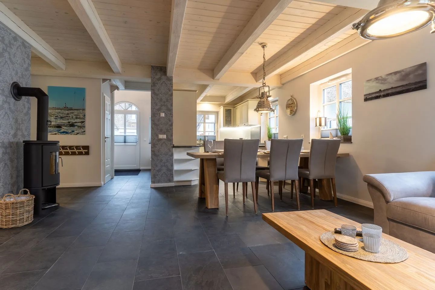 Reetdachhaus Steuerbord & Backbord Reetdachhaus Sandhus Backbord SPO Dorf - 