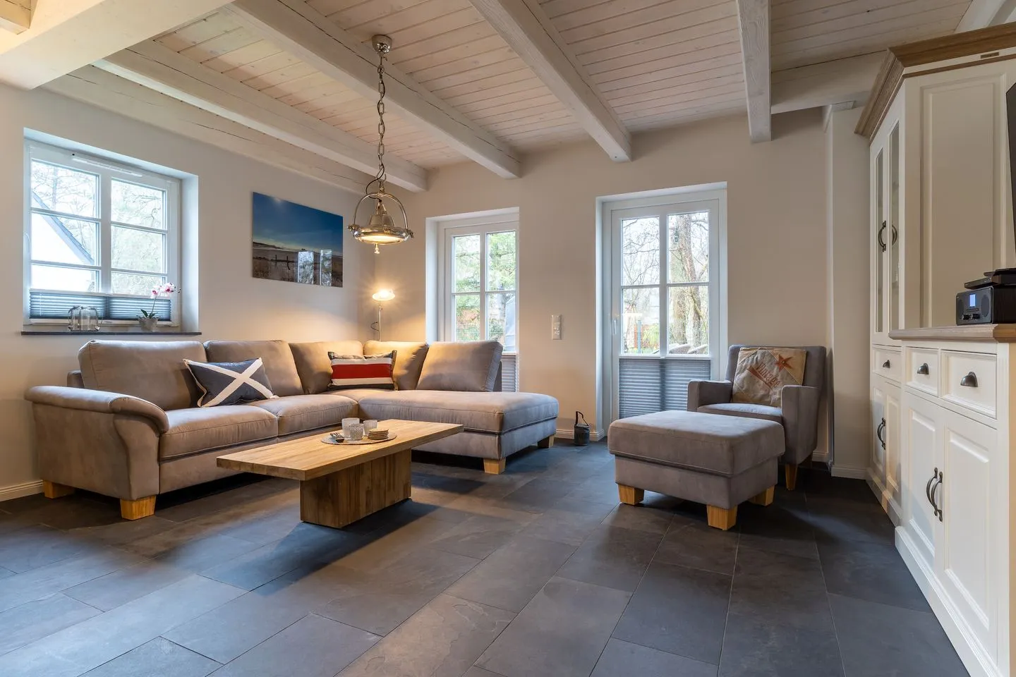 Reetdachhaus Steuerbord & Backbord Reetdachhaus Sandhus Backbord SPO Dorf - 