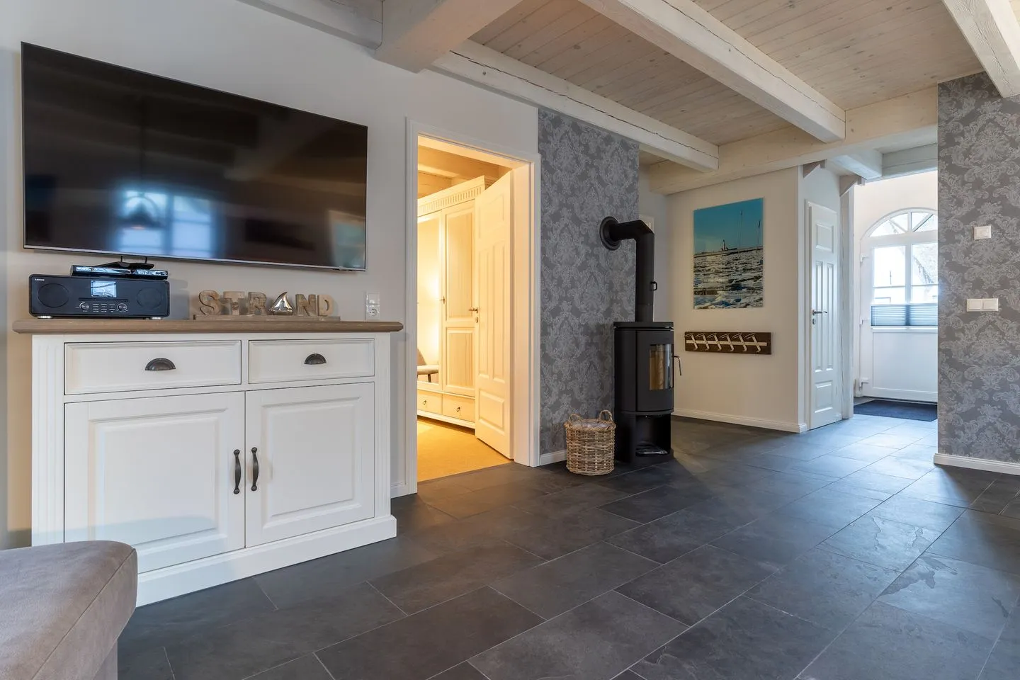 Reetdachhaus Steuerbord & Backbord Reetdachhaus Sandhus Backbord SPO Dorf - 