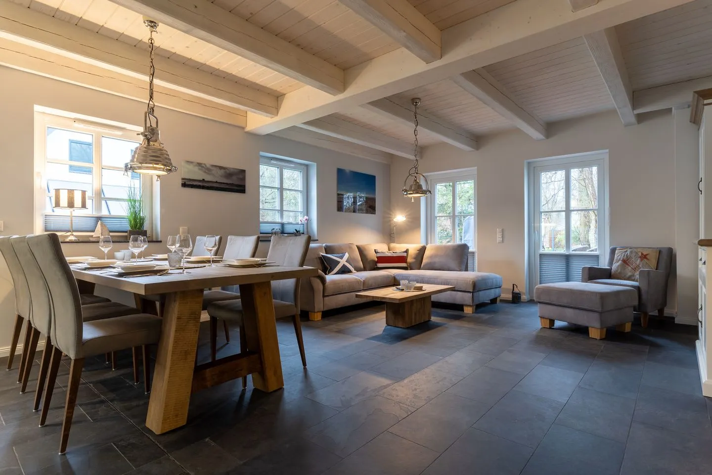 Reetdachhaus Steuerbord & Backbord Reetdachhaus Sandhus Backbord SPO Dorf - 