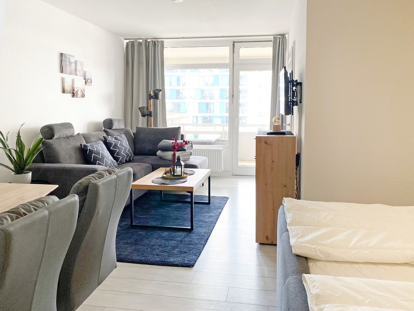 Kaiserhof Apartment 318, Typ A  - Wohnzimmer