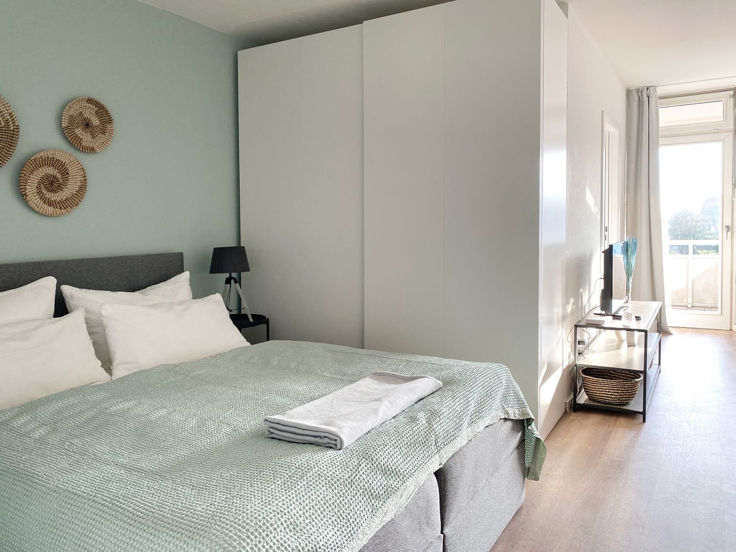 Kaiserhof Apartment 327, Typ D  - Bett