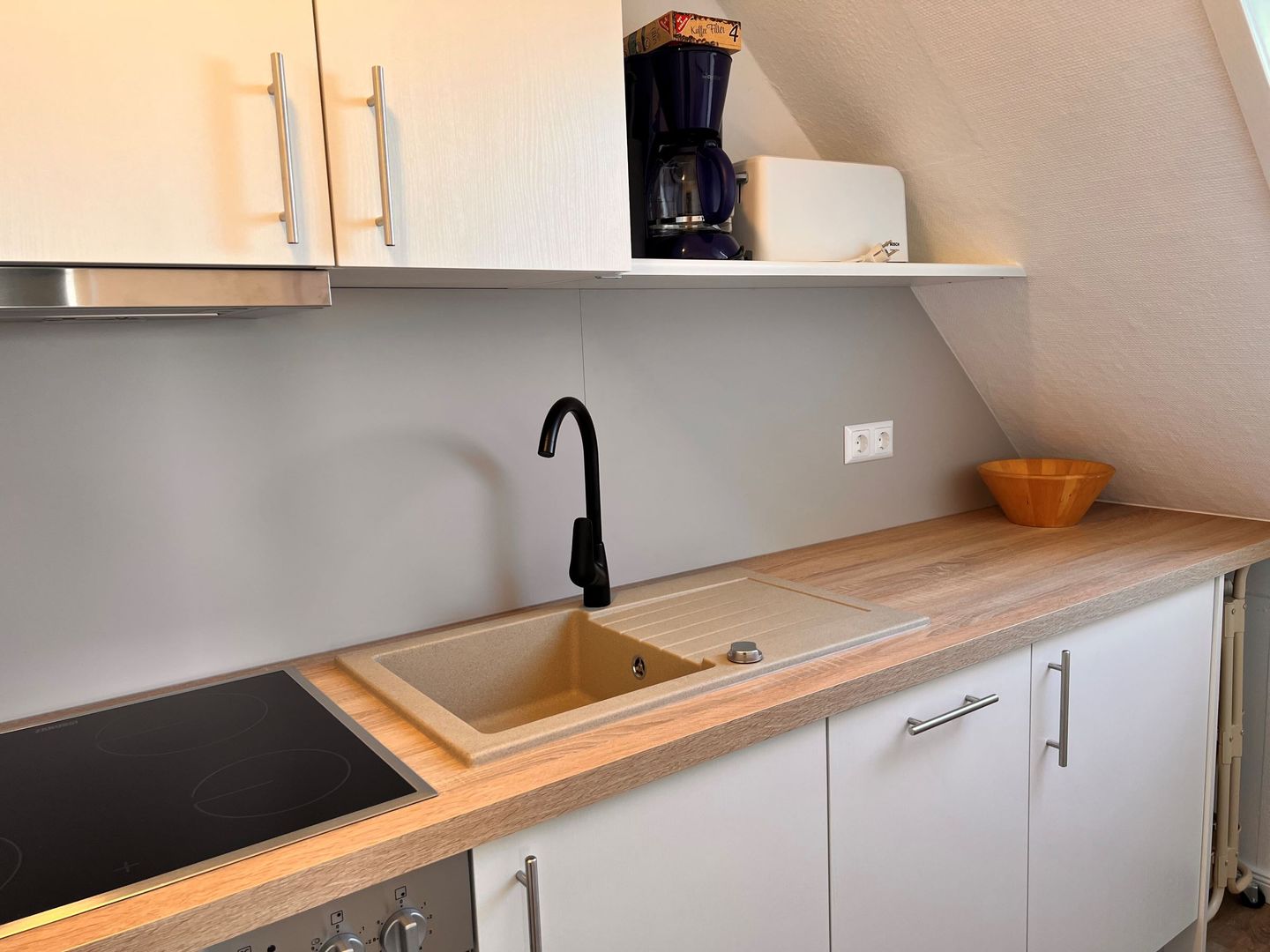 Haus Waasfrees Ferienwohnung Langeneß mit Balkon und Meerblick ideal für Familien mit Kindern Steenodde auf Amrum - 