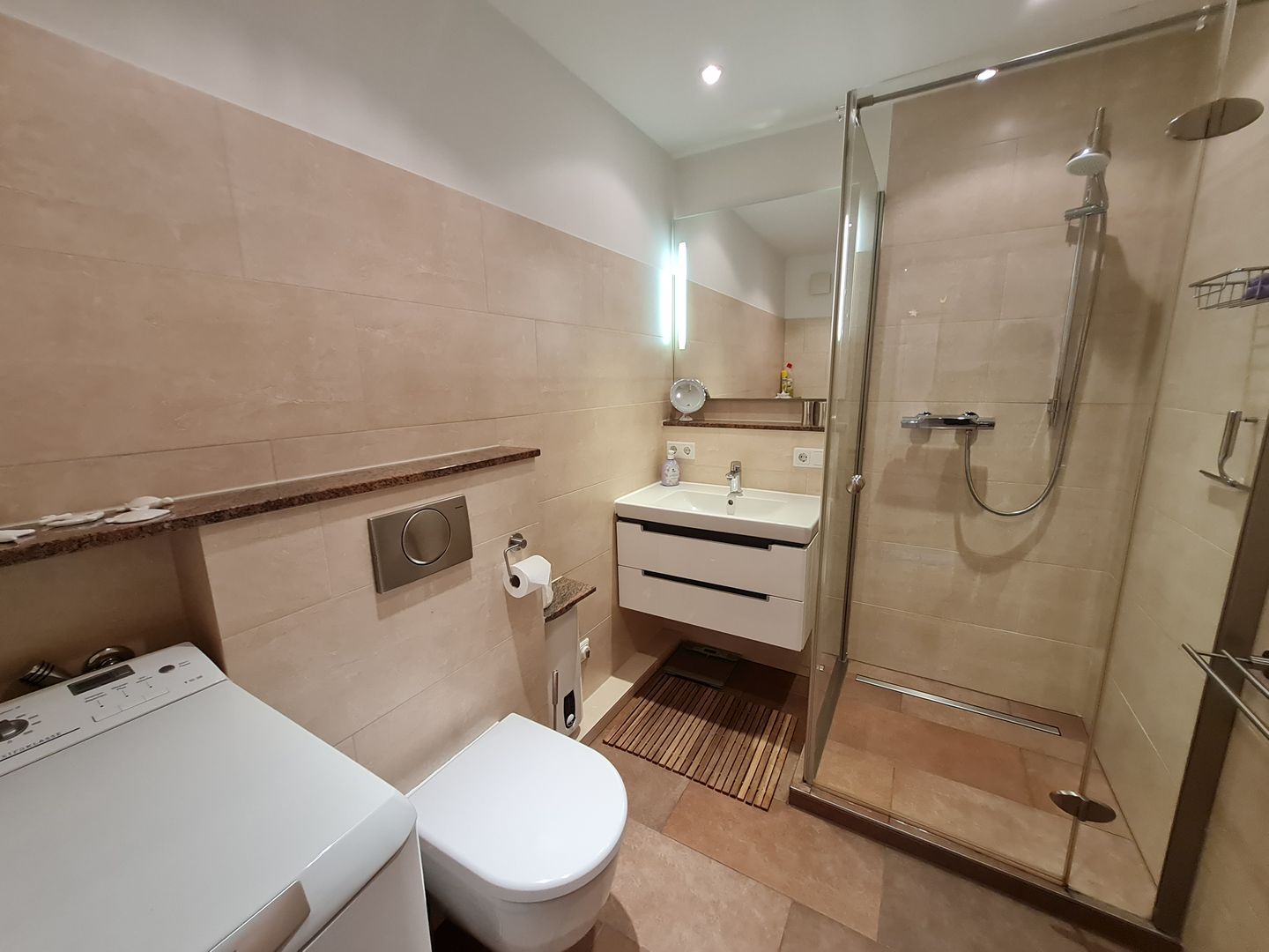 Seeblick Wyk auf Föhr - Badezimmer